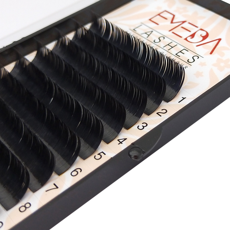 Best-selling Flat Eyelash Extensions High Quality Korean Silk Extension Li21